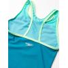 imageSpeedo Girls Swimsuit Two Piece Tankini Thick StrapCapri Breeze Mesh