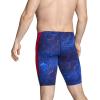 imageSpeedo Mens Caged Out Jammer Endurance SwimsuitEmerging RedWhiteBlue