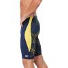 imageSpeedo Mens Caged Out Jammer Endurance SwimsuitGalactic NavyGold