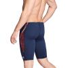 imageSpeedo Mens Caged Out Jammer Endurance SwimsuitSolar RedWhiteBlue