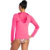 imageSpeedo Womens Uv Swim Shirt Long Sleeve RashguardHooded Fandango Pink
