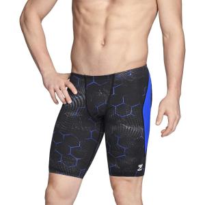 imageSpeedo Mens Caged Out Jammer Endurance SwimsuitEmerging Speedo Blue