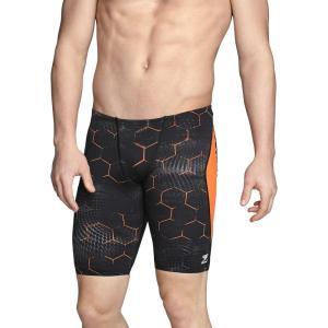 imageSpeedo Mens Caged Out Jammer Endurance SwimsuitEmerging Speedo Orange