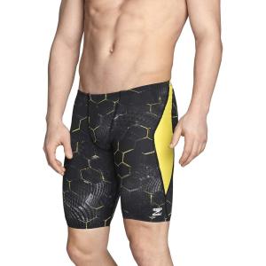 imageSpeedo Mens Caged Out Jammer Endurance SwimsuitEmerging Speedo Yellow