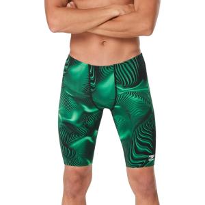 imageSpeedo Mens Caged Out Jammer Endurance SwimsuitFusion Speedo Green
