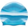 imageSpeedo Elastomeric Solid Silicone Swim CapBlended Stripe Enamel Blue
