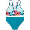 imageSpeedo Girls Swimsuit Two Piece Bikini SetPalm Aqua Splash