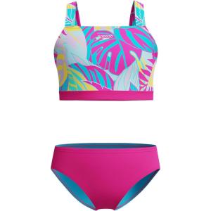 imageSpeedo Girls Swimsuit Two Piece Bikini SetParadise Palm