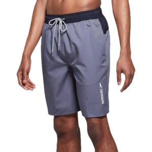 imageSpeedo Mens 9quot Marina Long Volley Swim Trunks Gray
