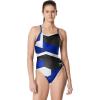 imageSpeedo Womens Swimsuit One Piece Endurance Cross Back Solid Adult Team ColorsTeam Blue