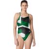 imageSpeedo Womens Swimsuit One Piece Endurance Cross Back Solid Adult Team ColorsTeam Green