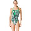 imageSpeedo Womens Swimsuit One Piece Endurance Flyback Printed Adult Team ColorsSpeedo Green