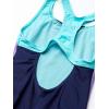 imageSpeedo Girls Swimsuit One Piece Closed RacerbackMesh Sweet Taro