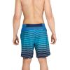 imageSpeedo Mens Essentials 16quot Watershorts Green SwimmersStripe Explorer Aqua Splash