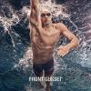 imageSpeedo Mens Standard Swimsuit Jammer Endurance Splice Team ColorsBlackOrange Splice