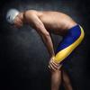 imageSpeedo Mens Standard Swimsuit Jammer Endurance Splice Team ColorsBlackOrange Splice
