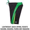 imageSpeedo Mens Standard Swimsuit Jammer Endurance Splice Team ColorsBlackOrange Splice