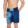 imageSpeedo Mens Essentials 16quot Watershorts Green SwimmersPalm Explorer Peacoat