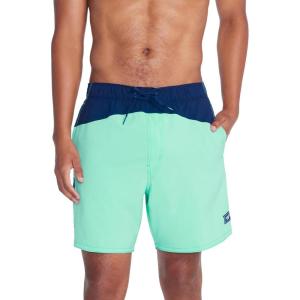 imageSpeedo Mens Essentials 16quot Watershorts Green SwimmersArctic Glass