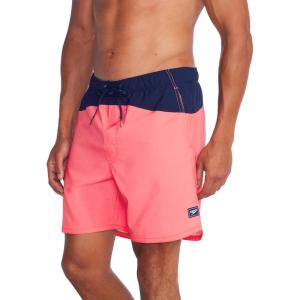imageSpeedo Mens Essentials 16quot Watershorts Green SwimmersCupid Coral