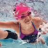 imageSpeedo Girls Swimsuit One Piece Solid Cross Back Multi StrapsFuchsia Pink