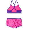 imageSpeedo Girls Swimsuit Two Piece Bikini Boy Short SetHeather Pink