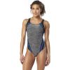 imageSpeedo Womens Swimsuit One Piece Creora Highclo Quantum Splice High Cut SolidBlue
