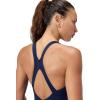 imagespeedo Womens Swimsuit One Piece PowerFlex Princess Seam Ultraback Conservative CutNo Seam Speedo Navy