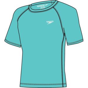 imageSpeedo Mens UV Swim Shirt Short Sleeve Loose Fit Easy TeeLoose Arctic Glass