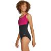 imageSpeedo Womens Endurance Color Top One Piece SwimsuitSpeedo BlackFuchsia
