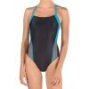 imageSpeedo Womens Swimsuit One Piece Prolt Flyback Solid Adult Team ColorsCyan Pop