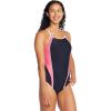imageSpeedo Womens Swimsuit One Piece Quantum Splice Thin Strap High Cut SolidJacquard Speedo Black