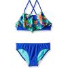 imageSpeedo Girls Swimsuit Two Piece Bikini Ruffle SetDiscontinuedDark Peri