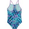 imageSpeedo Girls Swimsuit One Piece Thin StrapsDeep AquaPurple