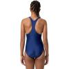imageSpeedo Girls Swimsuit One Piece Thin StrapsNavyYellow Mesh