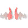 imageSpeedo Unisex Ear Plugs for Swimming Waterproof Reusable TrainingAdult Biofuse ClearFluro Tangerine