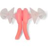 imageSpeedo Unisex Ear Plugs for Swimming Waterproof Reusable TrainingAdult Biofuse ClearFluro Tangerine