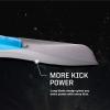 imageSpeedo UnisexAdult Swim Training Fins Rubber Long BladeBlueGrey