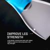 imageSpeedo UnisexAdult Swim Training Fins Rubber Long BladeBlueGrey