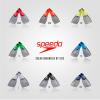imageSpeedo UnisexAdult Swim Training Fins Rubber Long BladeBlueGrey