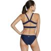 imageSpeedo Womens Swimsuit Bikini TopKeyhole RedWhiteBlue