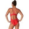 imageSpeedo Womens Swimsuit One Piece Prolt Flyback Solid Adult Team ColorsEco Team Red
