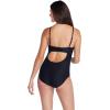 imageSpeedo Womens Swimsuit One Piece VNeck Strappy Back Contemporary CutAdjustable Speedo Black