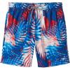 imageSpeedo Mens 75quot Volley Swim Trunks BlueWhiteRed