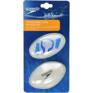 imageSpeedo Unisex Ear Plugs for Swimming Waterproof Reusable TrainingAdult Profile Blue W Ear Plugs