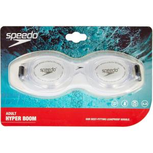 imageSpeedo unisexadult Adult Swim Goggles  Hyper BoomWhiteBlack