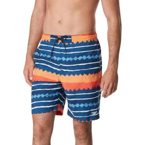 imageSpeedo Mens Swim Trunk Knee Length Boardshort Bondi Printed20 Stitched Moonlit Ocean