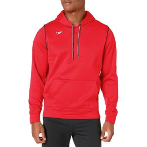 imageSpeedo UnisexAdult Sweatshirt Hoodie Pull Over Team Warm UpSpeedo Red