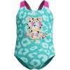 imageSpeedo BabyGirls Swimsuit Infant to Big Kid UPF 50 Learn to SwimDigital 1pc Arctic Glass