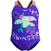 imageSpeedo BabyGirls Swimsuit Infant to Big Kid UPF 50 Learn to SwimDigital 1pc Indigo Glow